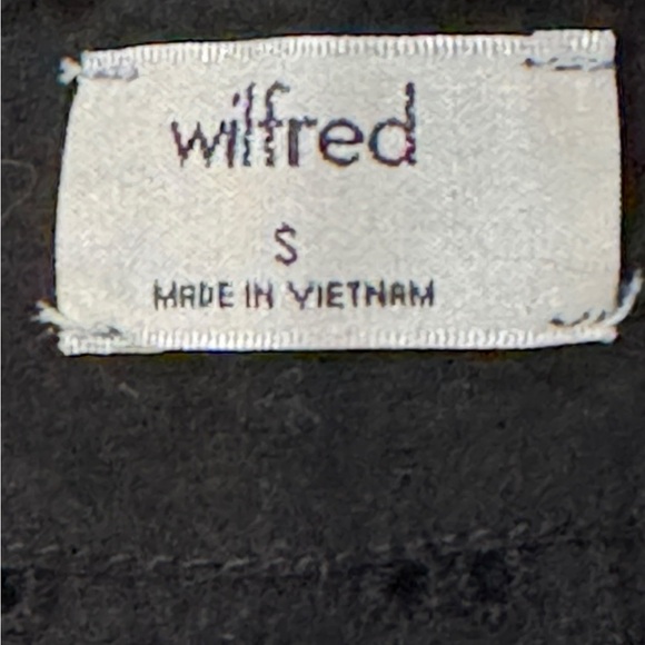 EUC Beautiful Black Cotton Eyelet Wilfred Dress Small - Picture 9 of 11